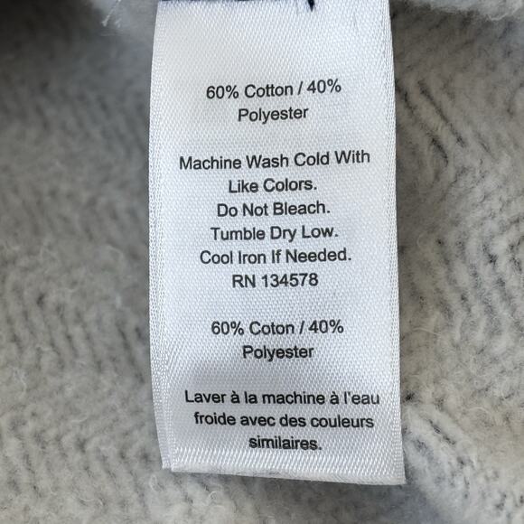 Vineyard Vines Womens Dress Medium Varsity Sweatshirt Super Soft Chevron Pockets - Picture 4 of 9